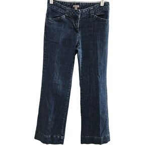 J.Jill Women's Denim Wide-Leg Jean Trousers